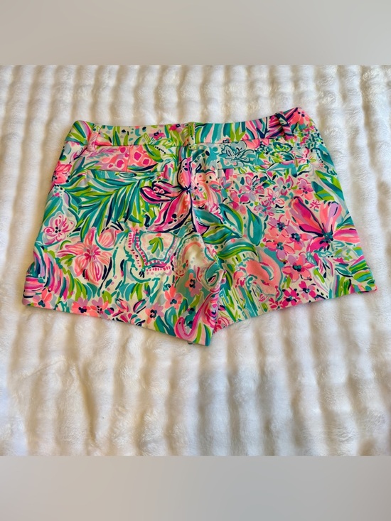 Lily Pulitzer Women’s Callahan Knit Shorts in a Vibrant Floral Print Size 2 NWOT - Picture 8 of 9